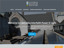 Tablet Screenshot of interfaithpower.org